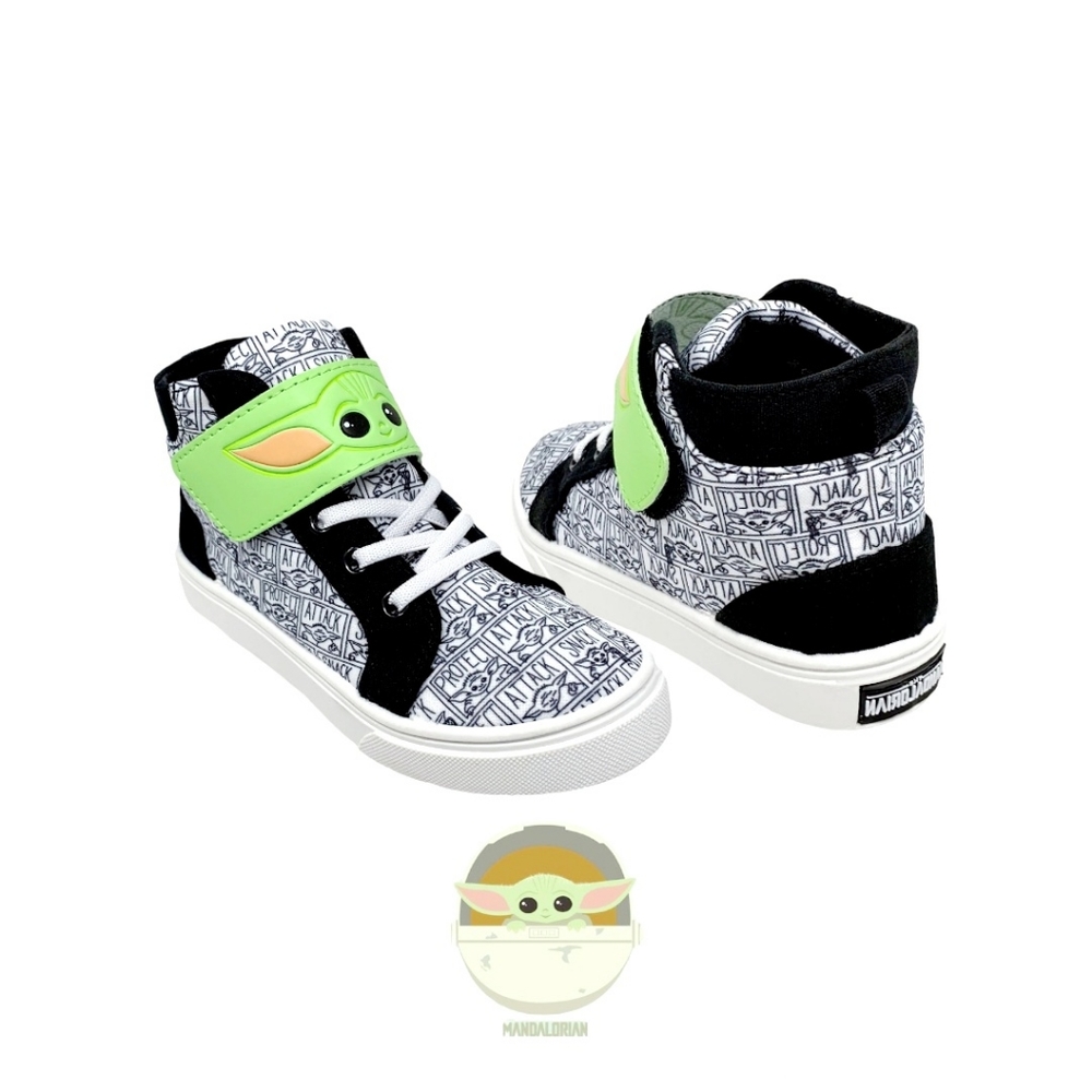 Star Wars Mandalorian Baby Yoda High-Top Sneakers